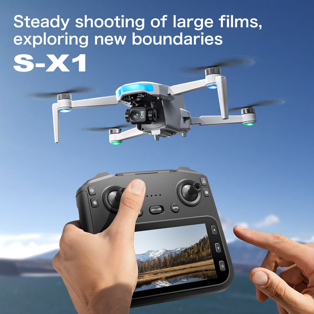 Original S-X1 GPS Faltbarer RC – Drone Gimbal Brushless Bewertung und Preis