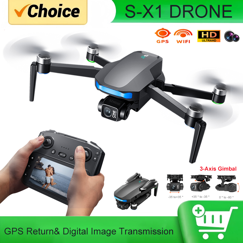 S-X1 MAX GPS-Drohne mit 3-Achs – Drone Gimbal 3 Axis Bewertung und Preis