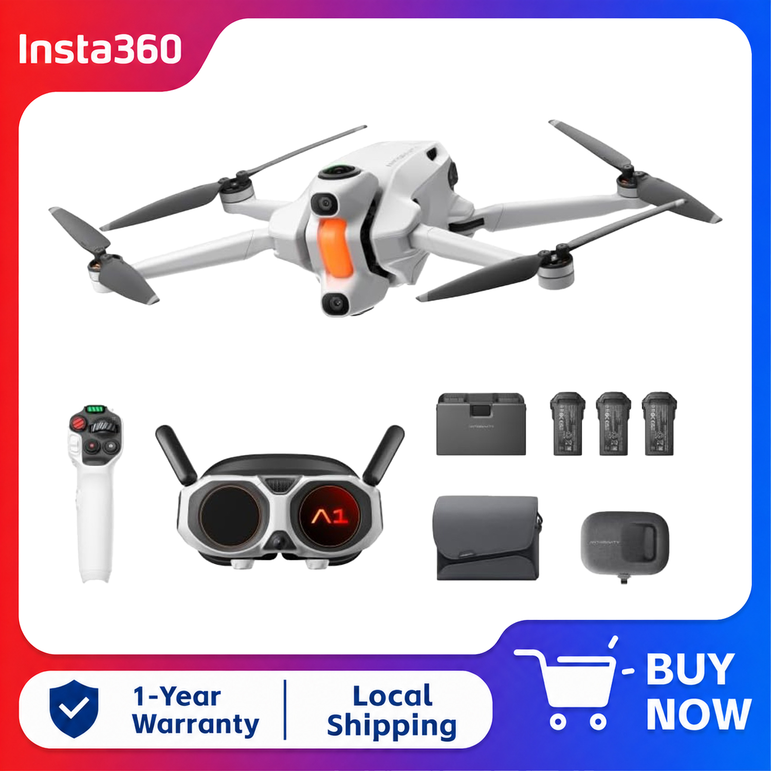 Insta360 Antigravity A1 Explor – Drone Gimbal For Insta360 Bewertung und Preis